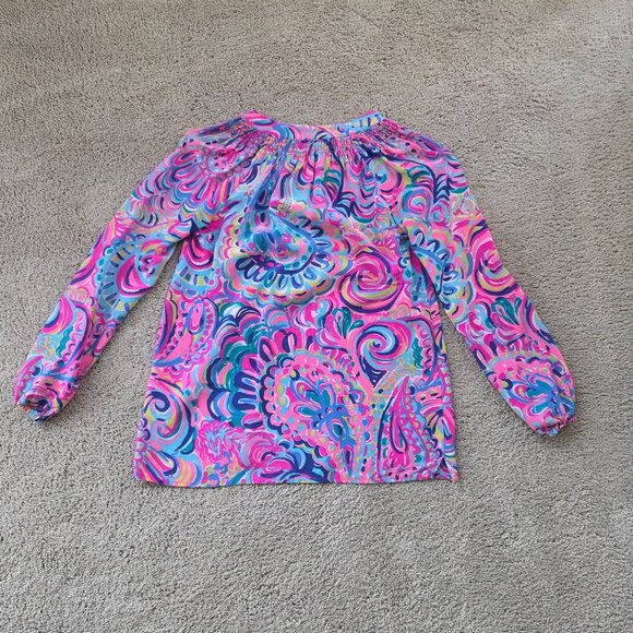 Lilly Pulitzer Elsa Silk Top - Picture 3 of 5